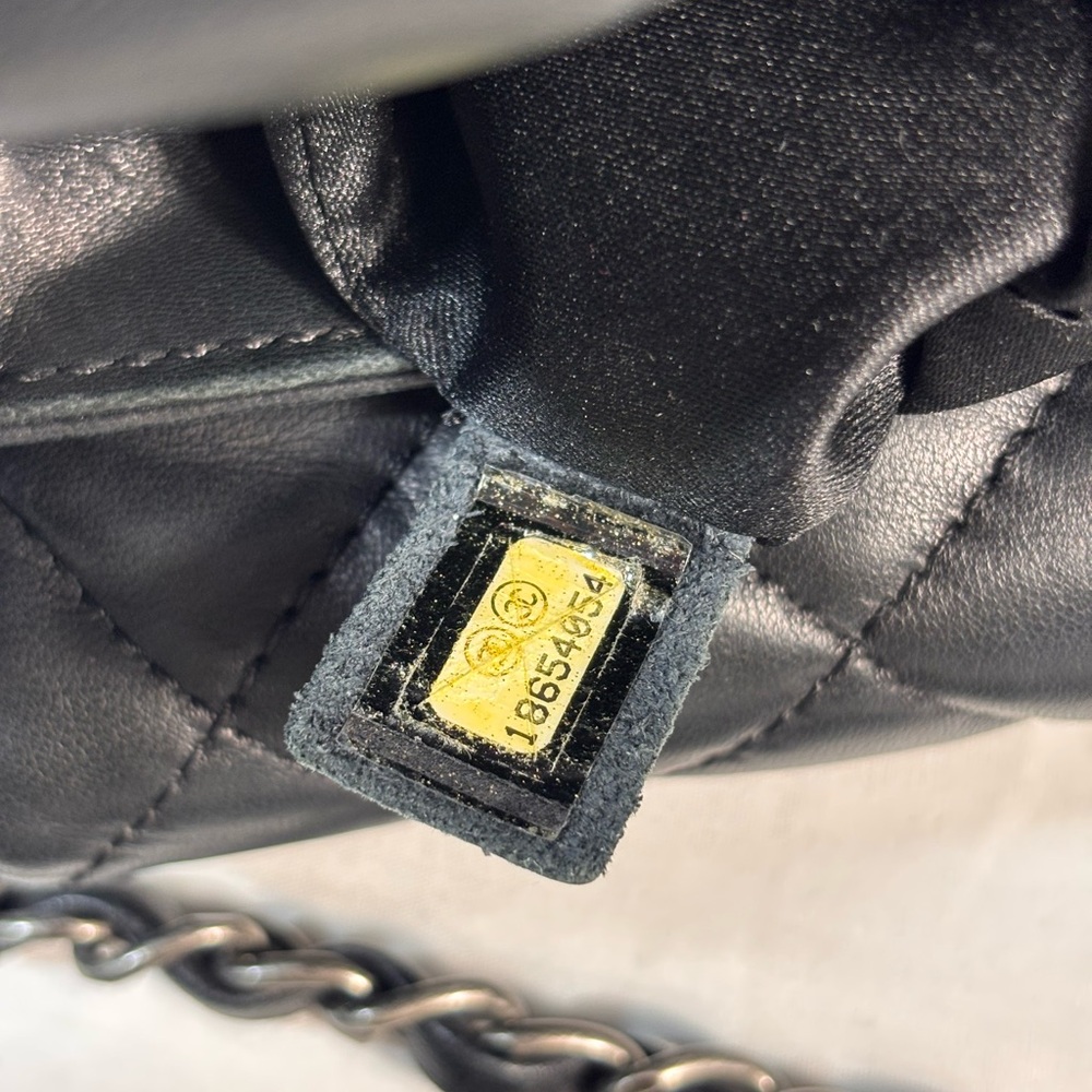 13K Chanel SMOO Cc Quilted Flap Black Lamb - Picture 10 of 16